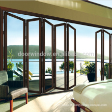 Villa sala de sol personalização de ruptura térmica de alumínio decoração da porta do painel de vidro da porta de correr